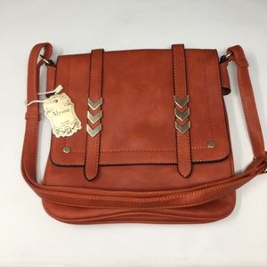 Alyssa Vegan Leather Crossbody Bag